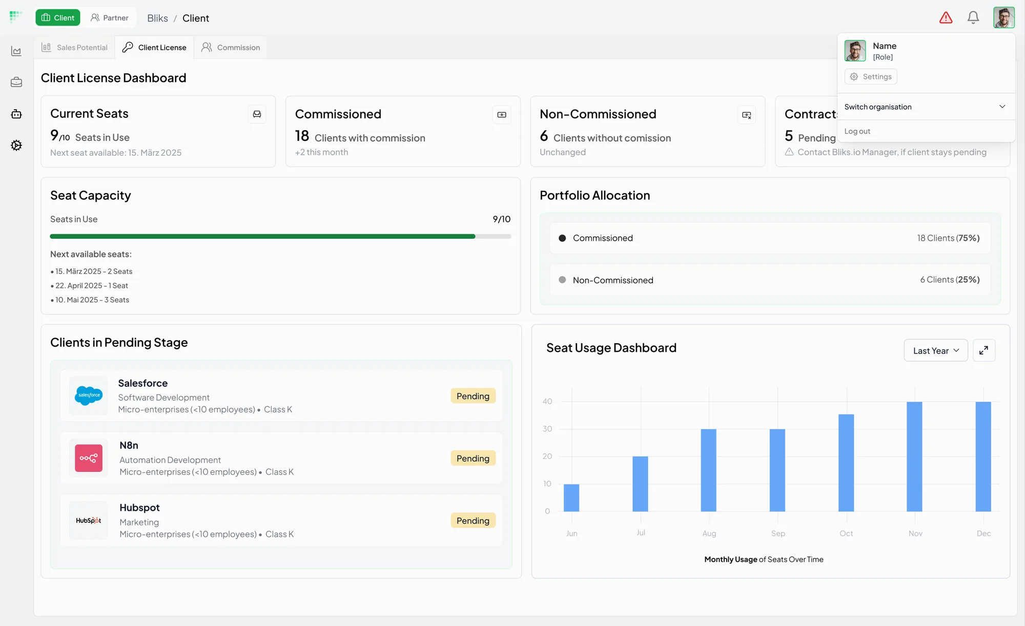 Bliks – Workforce Planning & Partner Platform