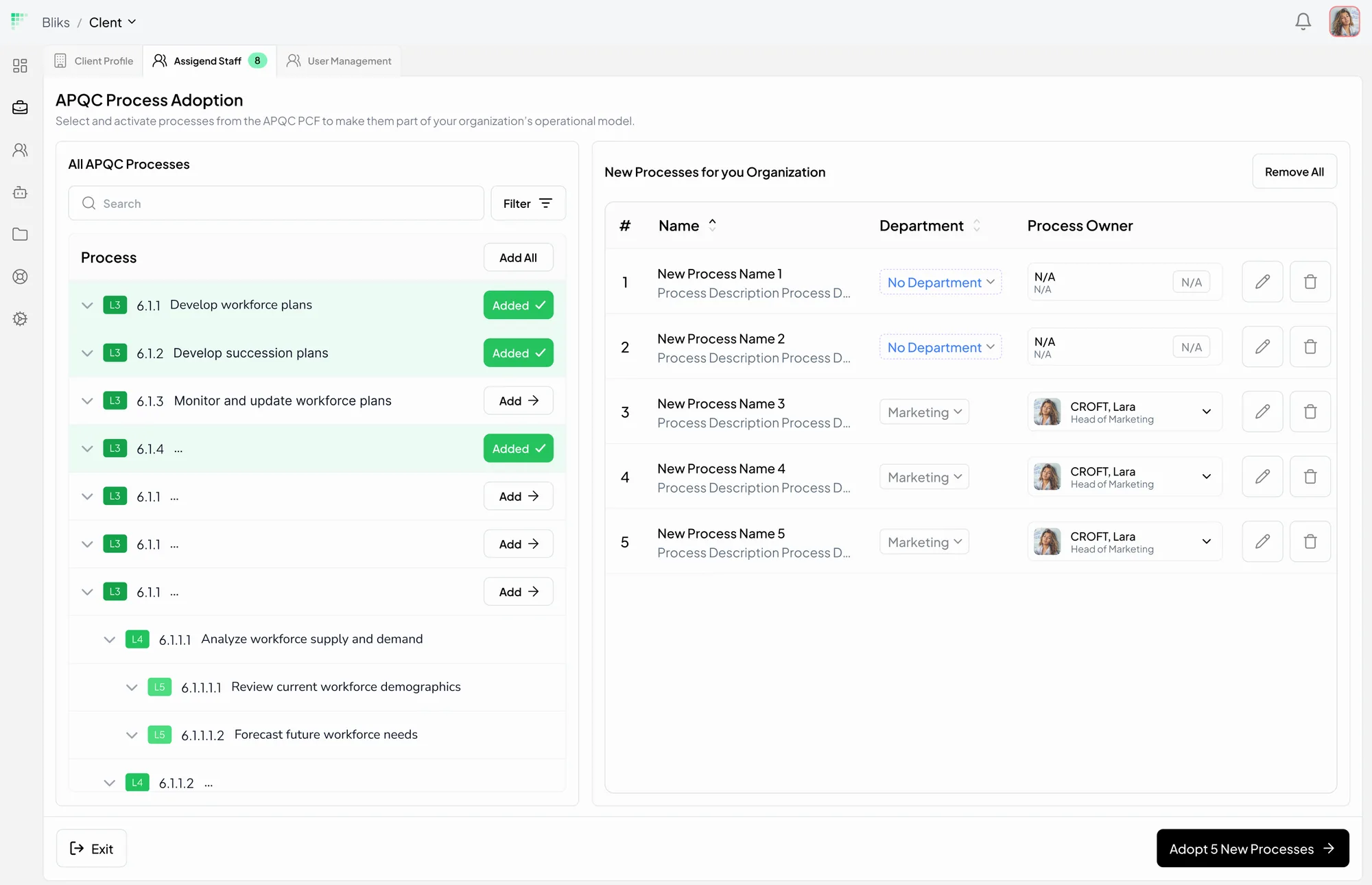 Bliks – Workforce Planning & Partner Platform