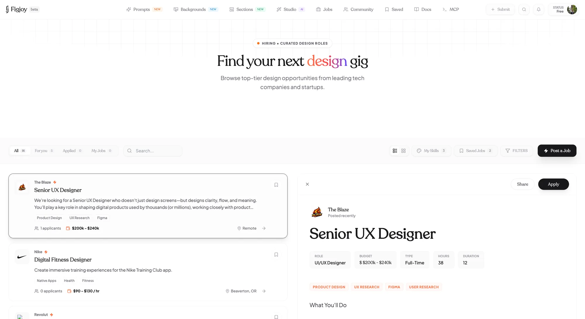 Figjoy – Copy to Figma, Get Hired & Earn
