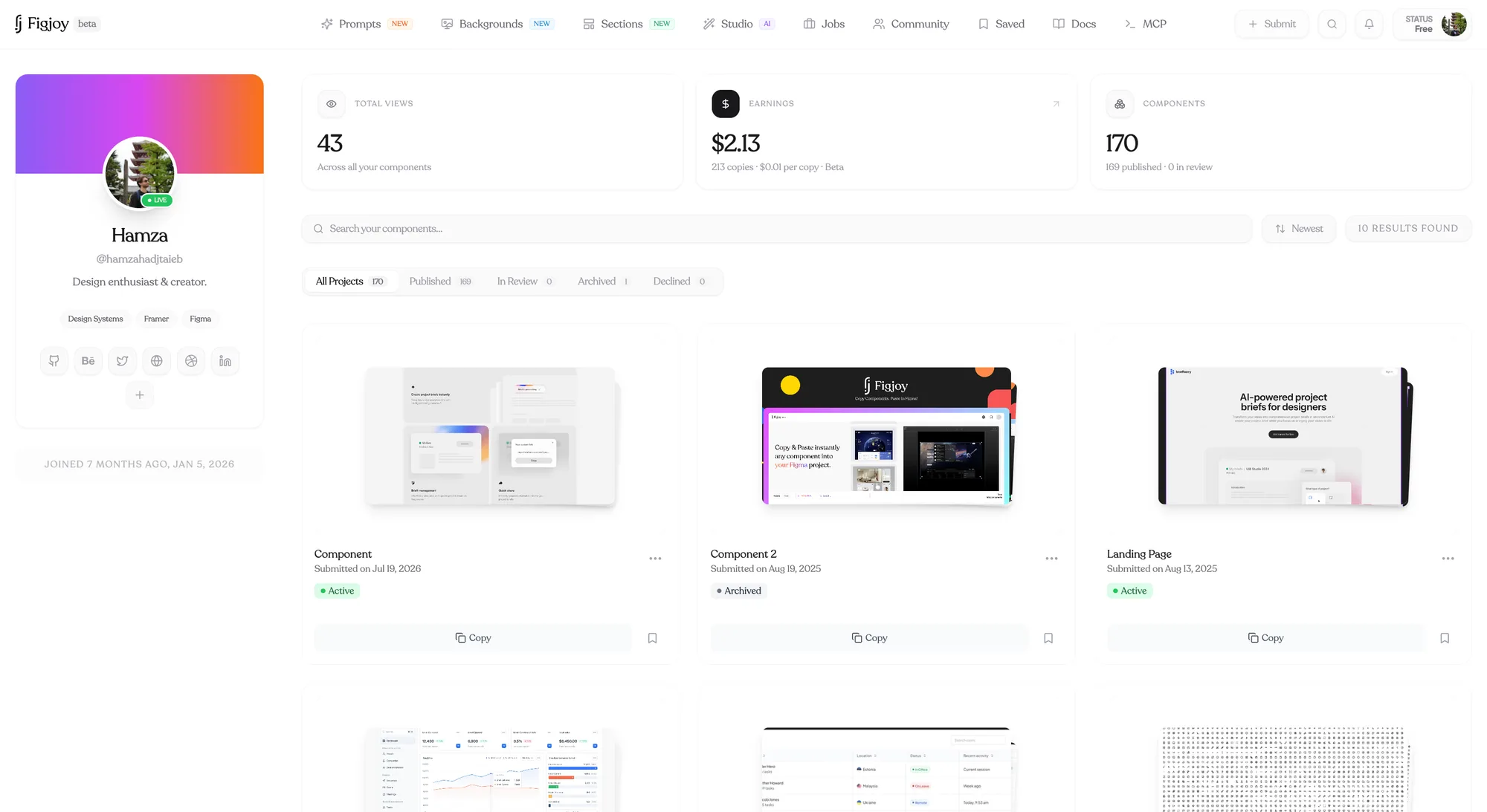 Figjoy – Copy to Figma, Get Hired & Earn